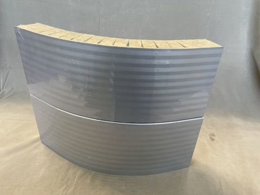 Round Sandwich Panel Corner Outside PUF Partition Panel Wall