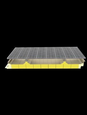 Fire Resistance 80mm Glass Wool Sandwich Panel Modern Design Style