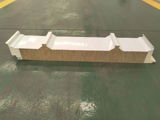 Waterproof Rockwool Sandwich Panel 50mm For Wall And Roof
