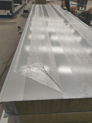 Construction Building Thermal Insulation Acoustic Sandwich Panel Pre Painted Surface High Soundproof