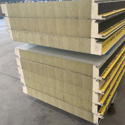 Customized Length Panel Rockwool For Outdoor Office Construction Insulation
