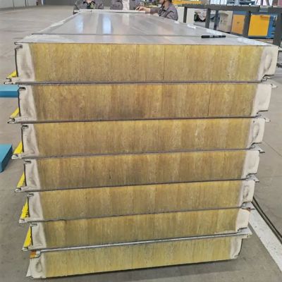 Modern Rockwool Sandwich Board For Construction Insulation Steel 0.4mm-0.8mm