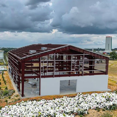 Metal Prefab Structure Sheds Steel Warehouse Building With Wall Cladding Options