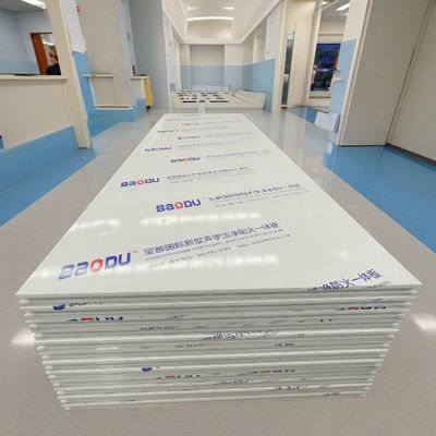 Four Sides Frame Rockwool Cleanroom Sandwich Wall Panel