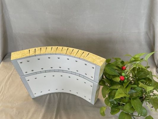 Soundproof Foam Core Sandwich Panel Corner 50mm 200mm Thermal Insulation Wall