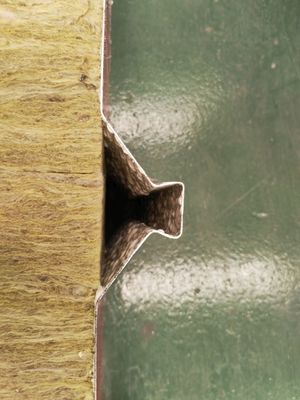 1000mm Mineral Wool Sandwich Panel Soundproof