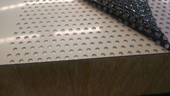 Acoustic Sandwich Composite 50 Mm Panel Waterproof Fireproof