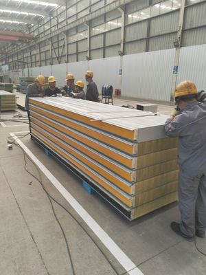 Polyurethane Edge Rock Wool Acoustic Panel Soundproof Customized For Warehouses