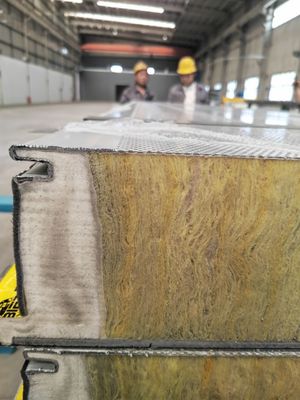 Construction Building Thermal Insulation Acoustic Sandwich Panel Pre Painted Surface High Soundproof