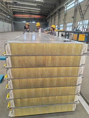 Construction Building Thermal Insulation Acoustic Sandwich Panel Pre Painted Surface High Soundproof