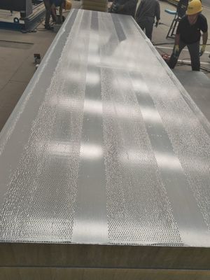 Easy Installation Acoustic Sandwich Panel Rockwool Glass Wool Sound Absorbing