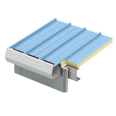 Soundproof 50mm Customizable Polyurethane Sandwich Panel With Insulated Roof Panel