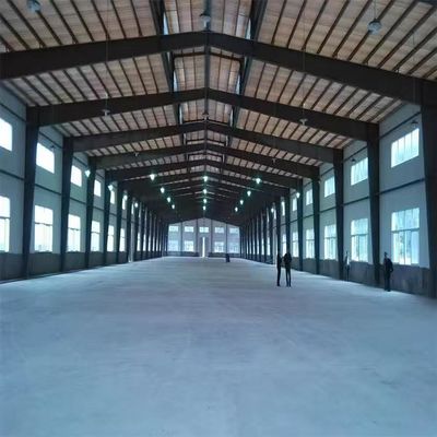 Prefab Warehouse Commercial Steel Structures Building Metal Space Frame With Punching Processing Service