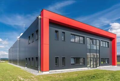 Thermische isolatie Vuurvast grootschalig staalconstructiewerkplaatsmagazijn voor voedselverwerkingsfabriek