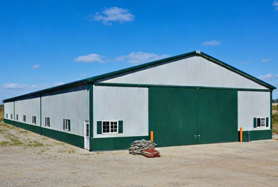 Zwaar gewicht modulaire geprefabriceerde staalconstructie gebouw metalen frame magazijn stalen structuur framecomponenten