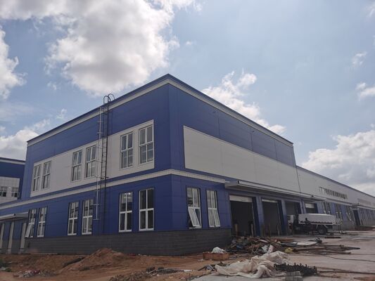 Innovatief geprefabriceerd metalen hangarmagazijn, werkplaatshalgebouw